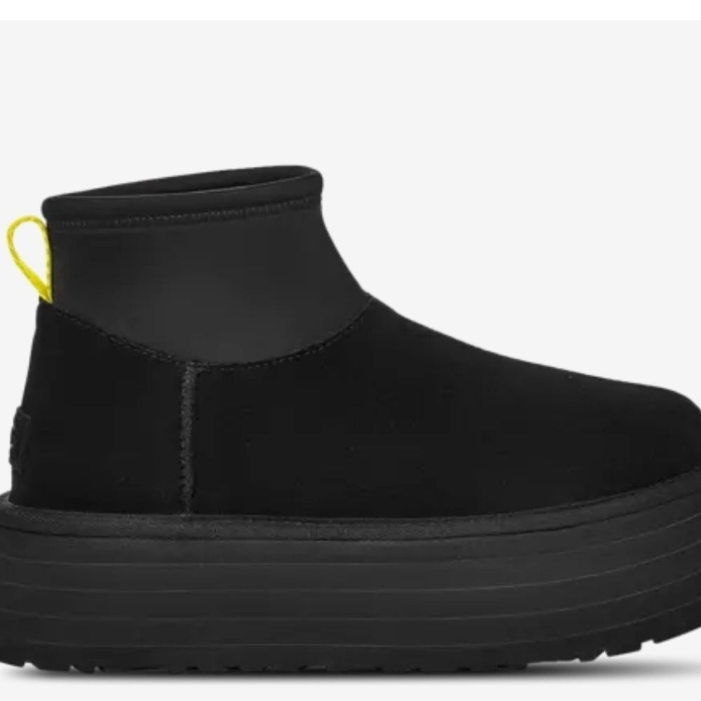 Ugg‎ Classic Mini Dipper Platform  Boots- Black